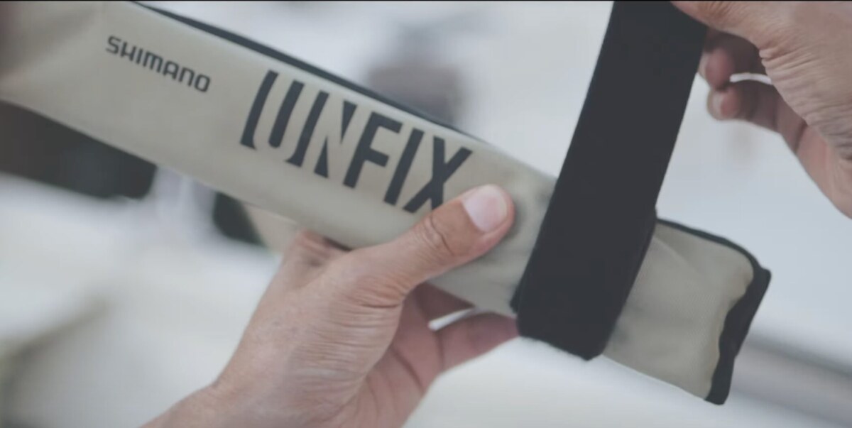 シマノの2024年の新しいパックロッド「UNFIX」は専用ケースで収納可能