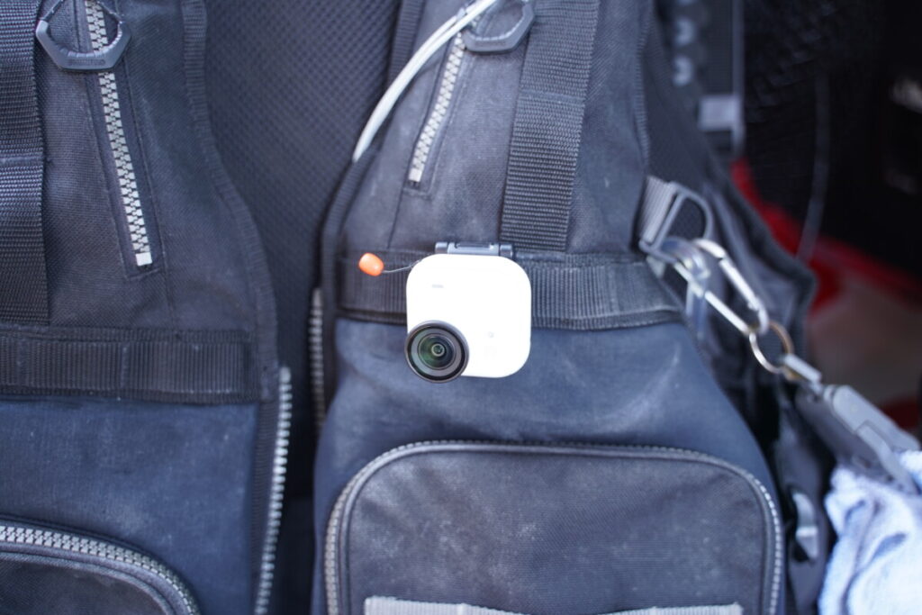 釣りの邪魔にならないコンパクトなアクションカメラ